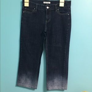 Final Price! WHBM Ombré crop jeans.